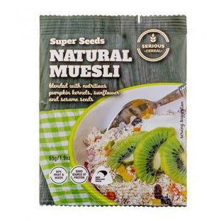 SERIOUS SUPER SEEDS NATURAL MUESLI CEREAL