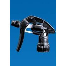 Black trigger spray suitable for solvent chemicals.